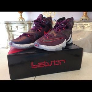Size 9 Nike Lebrun James Sneakers in Rare Purple
